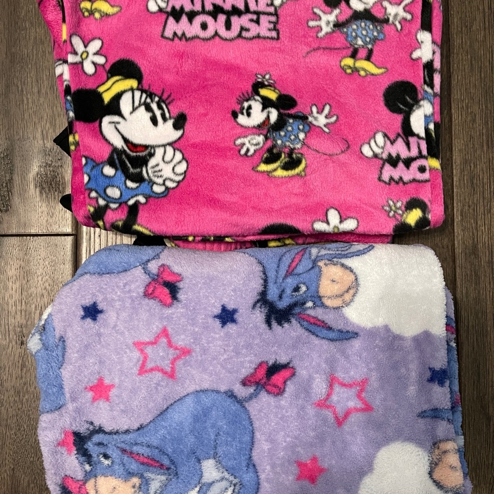 Disney Eor and Minnie Mouse cl combo pajama bottoms.
